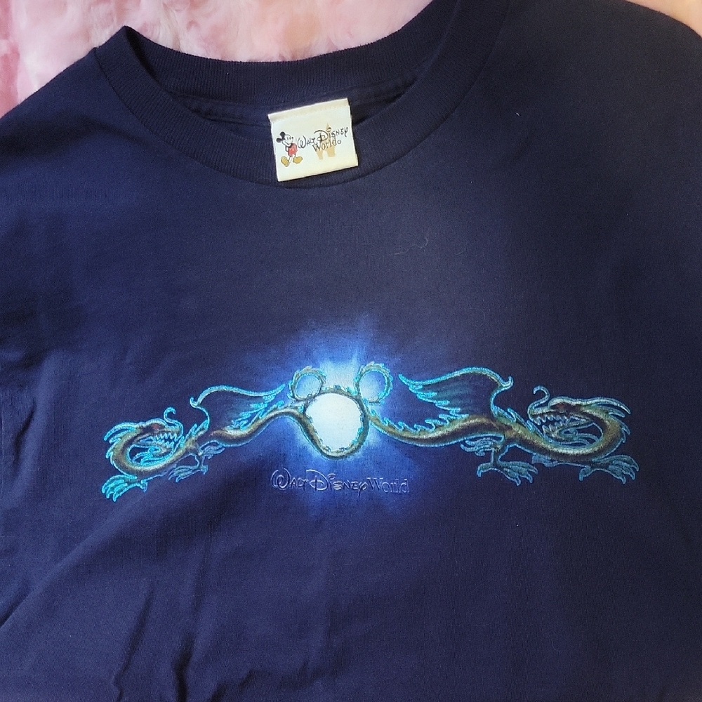 Disney World Navy Blue Graphic T-Shirt